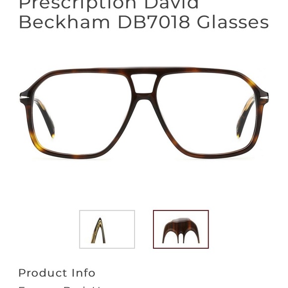 David Beckham Prescription Eyeglasses - Picture 2 of 8